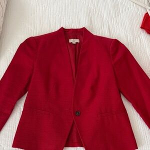 Loft Fashion Vibrant Red Blazer